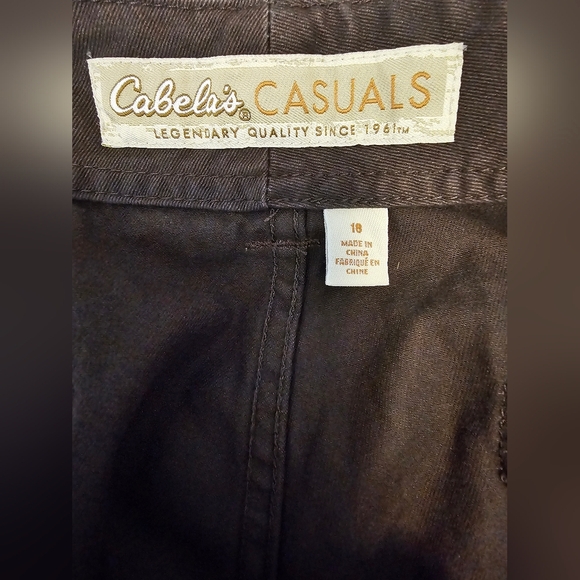 Cabela's Hiking Brown Cargo Pants - Picture 7 of 9